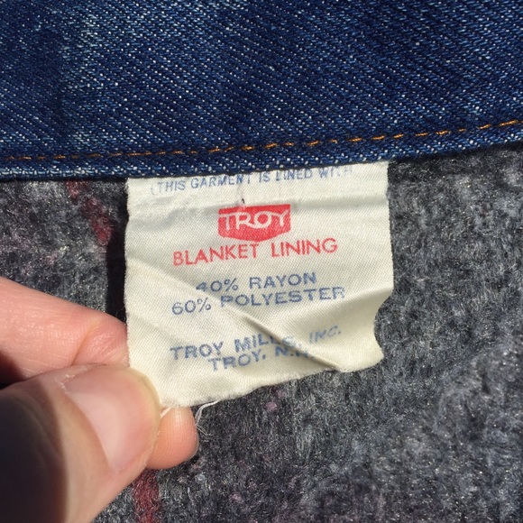 Vintage 1970s Levi’s Blanket Lined Trucker Jacket - Picture 11 of 12